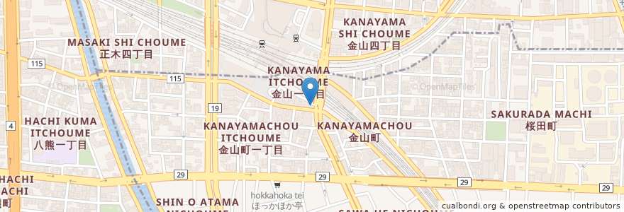 Mapa de ubicacion de 活々豚々 en 일본, 아이치현, 나고야 시, 熱田区.
