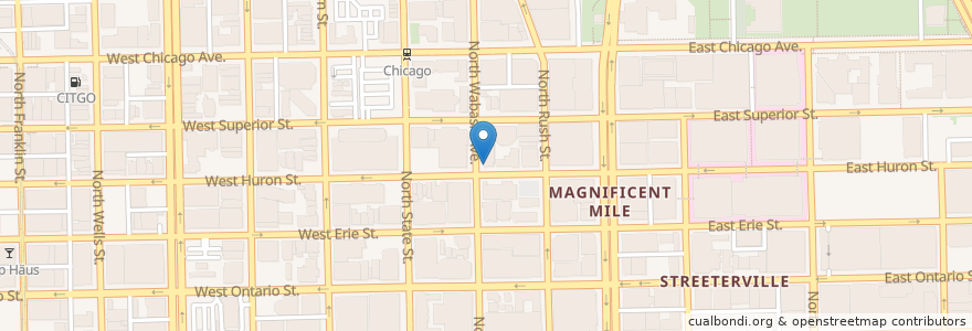 Mapa de ubicacion de Cafe L'Appetito en アメリカ合衆国, イリノイ州, シカゴ.