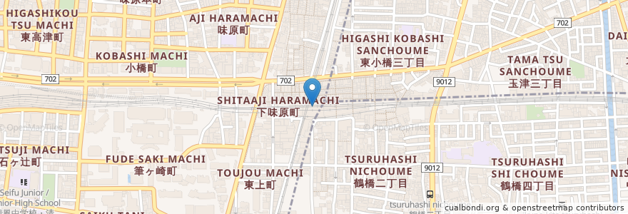 Mapa de ubicacion de ドトールコーヒーショップ en 日本, 大阪府, 大阪市, 天王寺区.