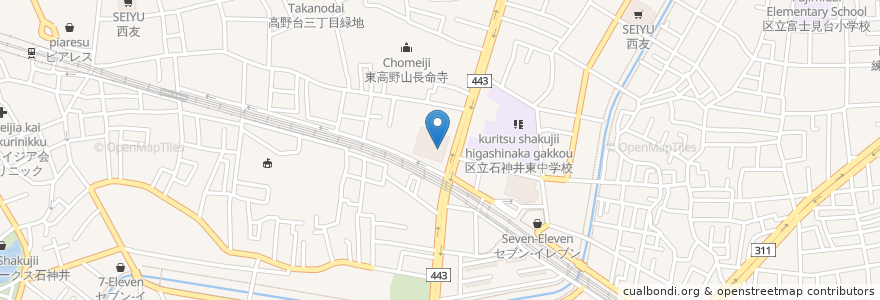 Mapa de ubicacion de タリーズコーヒー en Japan, 東京都, 練馬区.