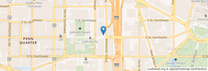 Mapa de ubicacion de New Course en United States, Washington, D.C., Washington.