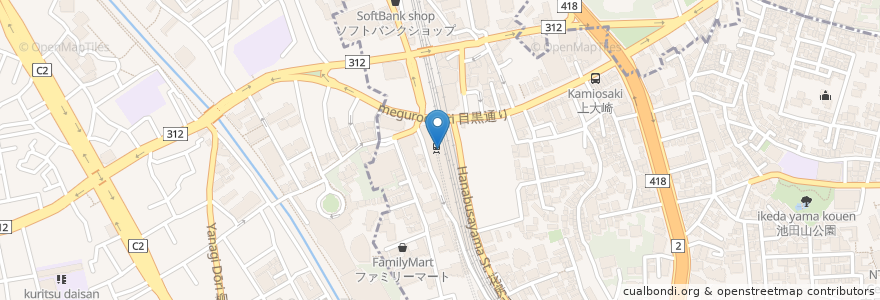 Mapa de ubicacion de タリーズコーヒー en 日本, 东京都/東京都, 品川区.