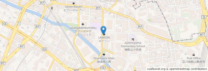 Mapa de ubicacion de Tully's Coffee en Japan, Tokyo, Shinagawa.
