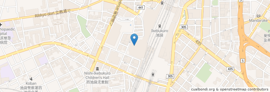 Mapa de ubicacion de タリーズコーヒー en Japan, 東京都, 豊島区.