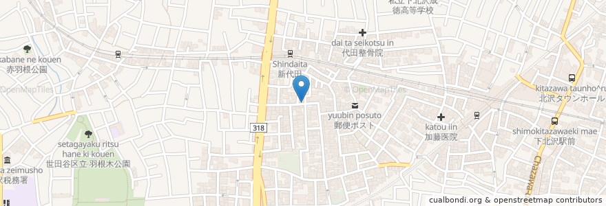 Mapa de ubicacion de 桃子メディカルクリニック en Giappone, Tokyo, 世田谷区.