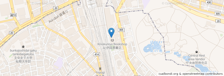 Mapa de ubicacion de タリーズコーヒー en Japan, 東京都, 新宿区.