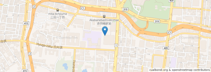 Mapa de ubicacion de タリーズコーヒー en Japón, Tokio, Minato.