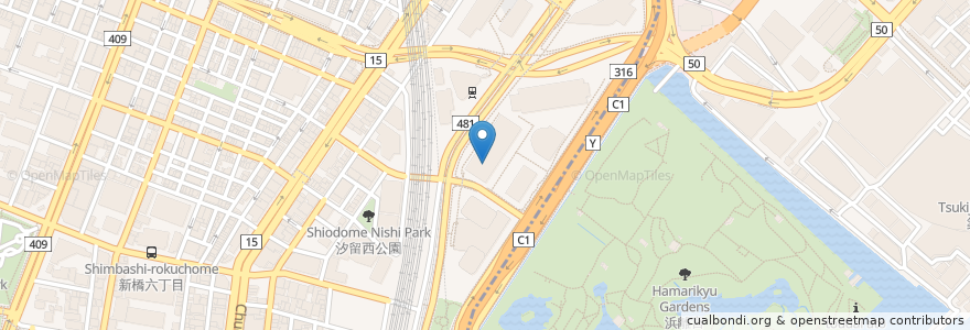 Mapa de ubicacion de タリーズコーヒー en Japonya, 東京都, 港区.