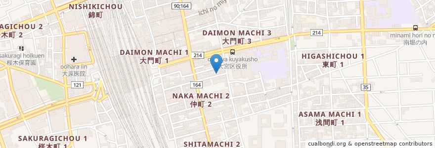 Mapa de ubicacion de 須藤整形外科 en Japão, 埼玉県, さいたま市, 大宮区.