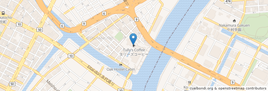 Mapa de ubicacion de タリーズコーヒー en 일본, 도쿄도, 中央区.
