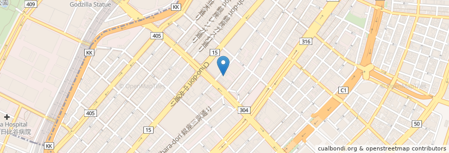 Mapa de ubicacion de Tully's en Giappone, Tokyo.
