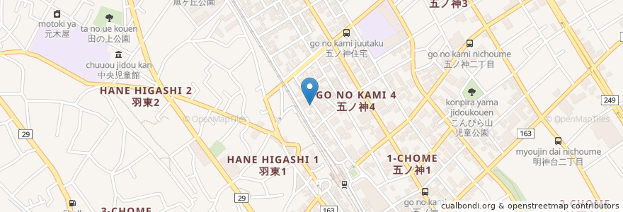 Mapa de ubicacion de 焼肉さない en 日本, 東京都, 羽村市.