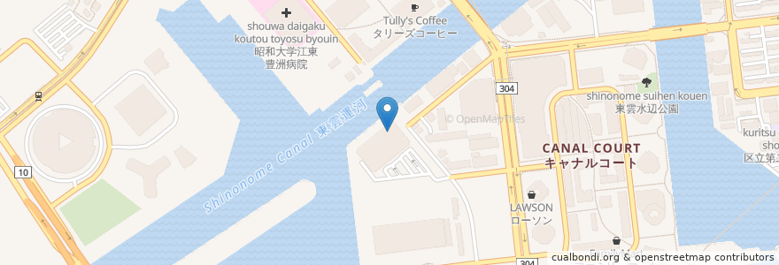 Mapa de ubicacion de タリーズコーヒー en 日本, 東京都, 江東区.