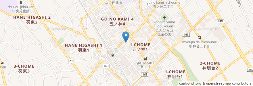Mapa de ubicacion de 日産レンタカー en 일본, 도쿄도, 羽村市.