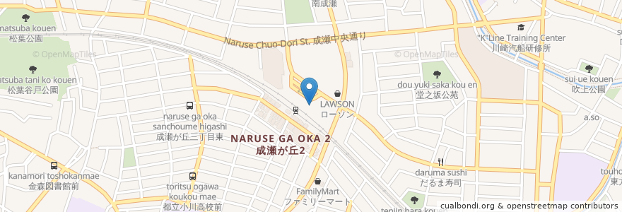Mapa de ubicacion de タリーズコーヒー en Japón, Tokio, Machida.