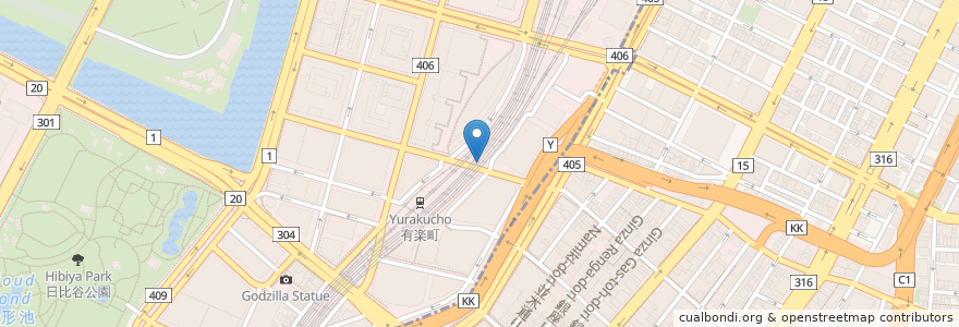 Mapa de ubicacion de ドトールコーヒーショップ en Japón, Tokio, Chiyoda.