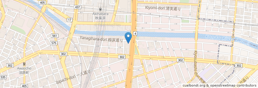 Mapa de ubicacion de ドトールコーヒーショップ en Japan, Tokio, 千代田区.