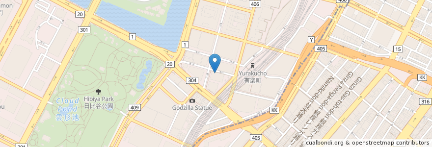 Mapa de ubicacion de ドトールコーヒーショップ en Japão, Tóquio, 千代田区.