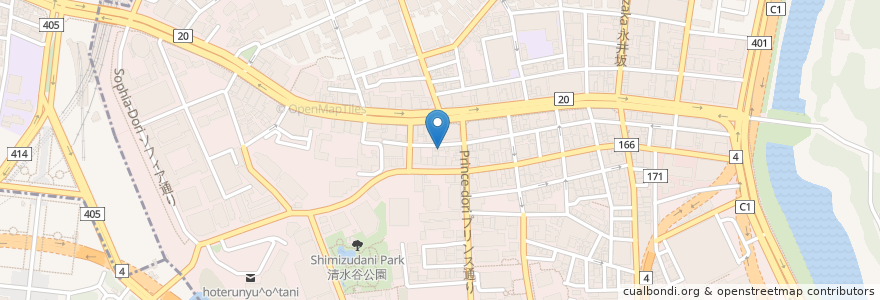 Mapa de ubicacion de ドトールコーヒーショップ en 日本, 东京都/東京都, 千代田區.