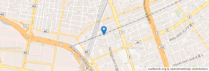 Mapa de ubicacion de ドトールコーヒーショップ en 일본, 도쿄도, 치요다, 中央区.