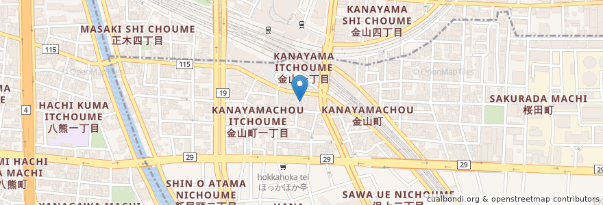 Mapa de ubicacion de AM'PHORA en Japan, Präfektur Aichi, 名古屋市, 熱田区.