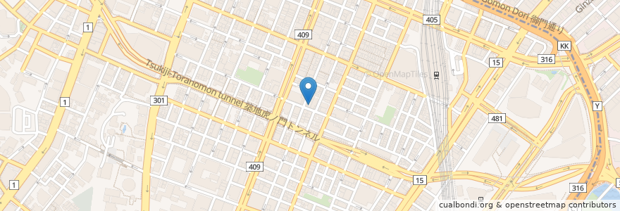 Mapa de ubicacion de ドトールコーヒーショップ en Jepun, 東京都, 港区.