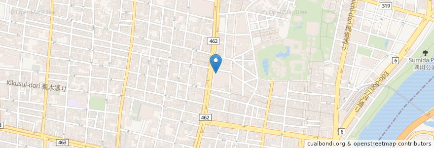 Mapa de ubicacion de ドトールコーヒーショップ 浅草ＲＯＸ店 en 日本, 東京都, 台東区.