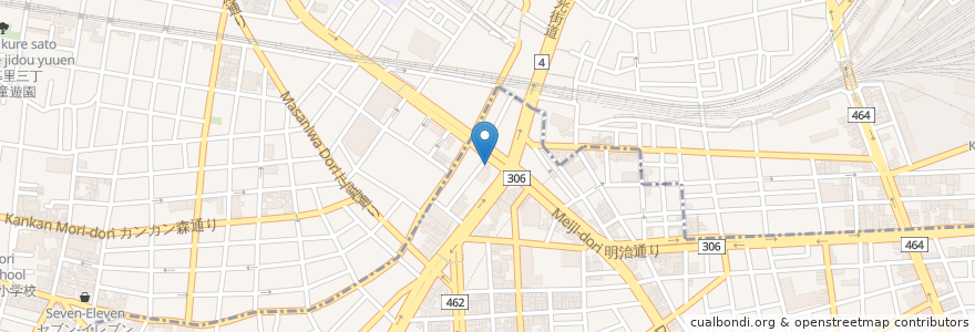 Mapa de ubicacion de ドトール en 日本, 东京都/東京都.