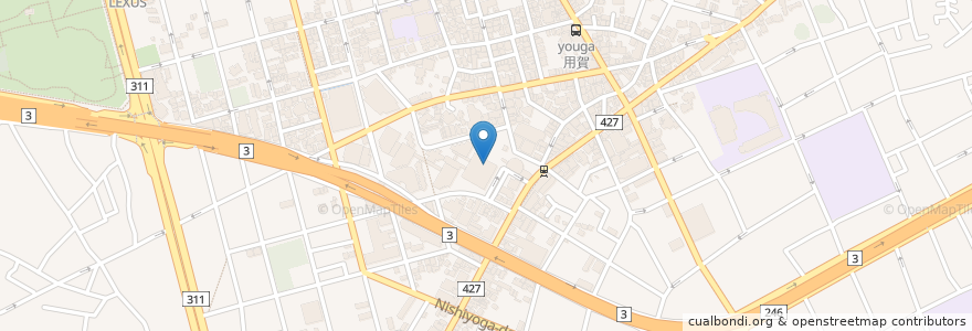Mapa de ubicacion de ドトールコーヒーショップ en 日本, 東京都, 世田谷区.