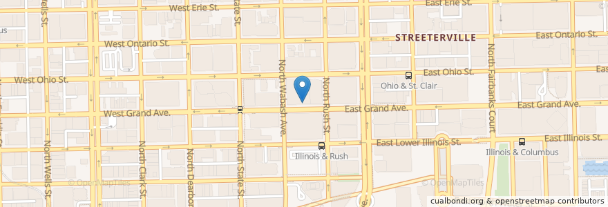 Mapa de ubicacion de Oysy en 미국, 일리노이, 시카고.