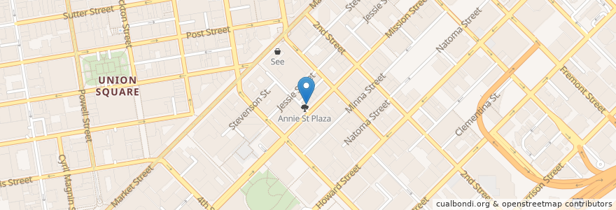 Mapa de ubicacion de Novela en アメリカ合衆国, カリフォルニア州, サンフランシスコ, San Francisco.