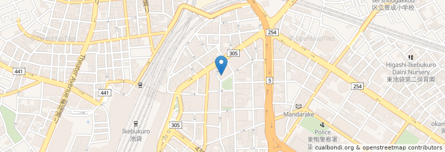 Mapa de ubicacion de ドトールコーヒーショップ en 일본, 도쿄도, 豊島区.