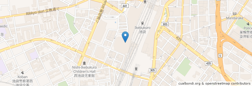 Mapa de ubicacion de ドトールコーヒーショップ en Japon, Tokyo, 豊島区.