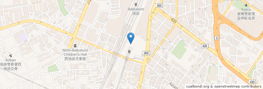 Mapa de ubicacion de ドトールコーヒーショップ en Japan, Tokio, 豊島区.