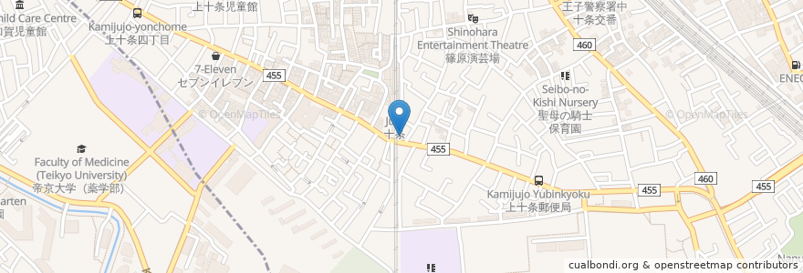 Mapa de ubicacion de ドトールコーヒーショップ en 일본, 도쿄도, 北区.