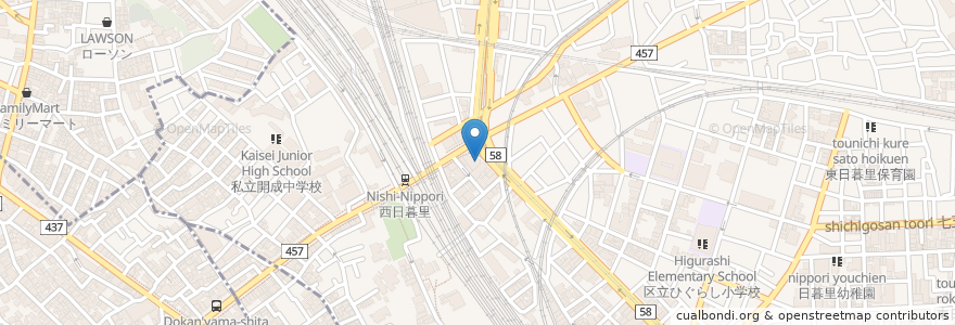 Mapa de ubicacion de ドトールコーヒーショップ en Japan, 東京都.