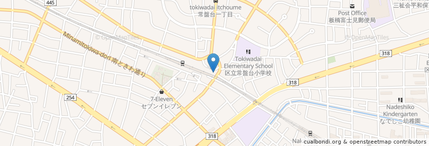 Mapa de ubicacion de ドトール en Japão, Tóquio, 板橋区.