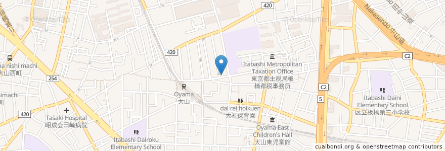 Mapa de ubicacion de ドトールコーヒーショップ en Япония, Токио, Итабаси.