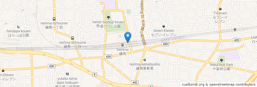 Mapa de ubicacion de ドトールコーヒーショップ en اليابان, 東京都, 練馬区.