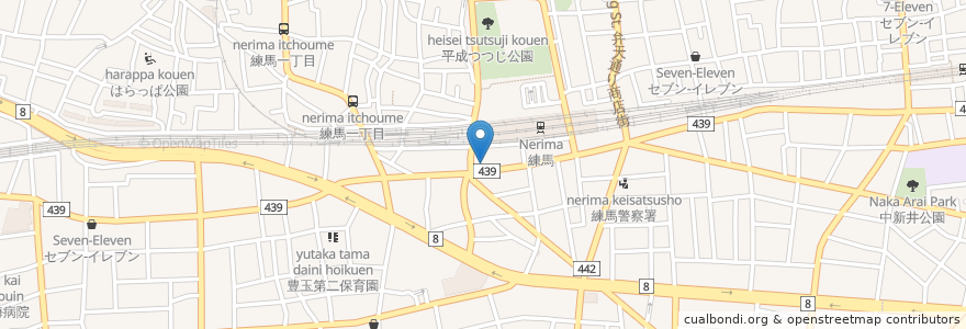 Mapa de ubicacion de ドトールコーヒーショップ en 日本, 東京都, 練馬区.