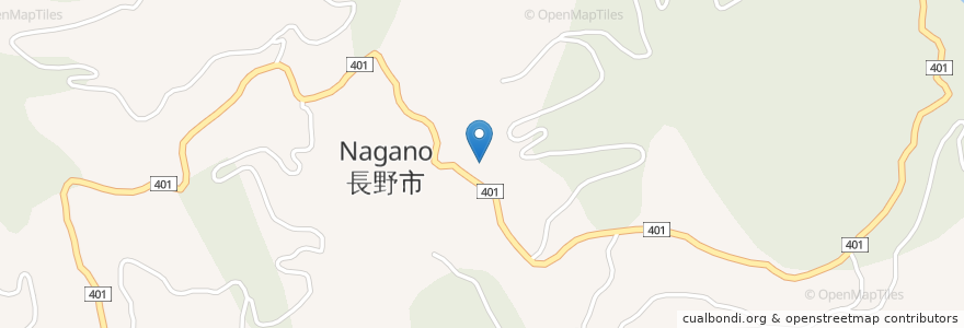 Mapa de ubicacion de 長野市 en ژاپن, 長野県, 長野市.