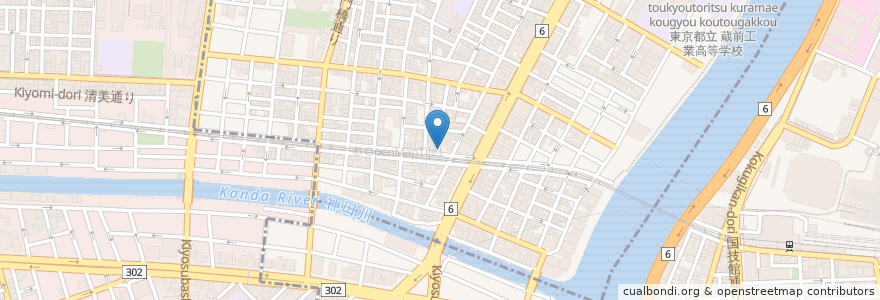 Mapa de ubicacion de 東京MEAT酒場 en ژاپن, 東京都, 台東区.