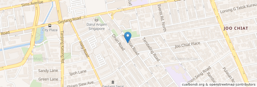 Mapa de ubicacion de Kak Wan's Kitchen en Singapour, Southeast.