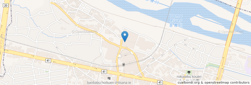Mapa de ubicacion de ドトールコーヒーショップ en 日本, 東京都, 多摩市.