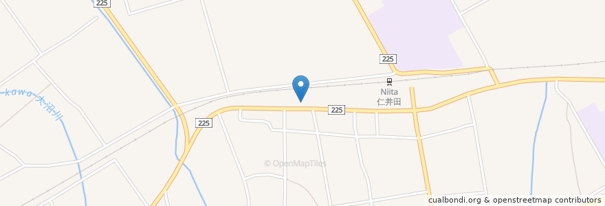 Mapa de ubicacion de 熟田郵便局 en Japonya, 栃木県, 塩谷郡, 高根沢町.