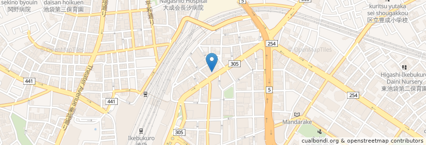 Mapa de ubicacion de サンマルクカフェ en Giappone, Tokyo, Toshima.