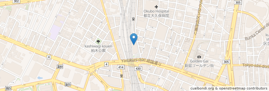 Mapa de ubicacion de サンマルクカフェ en Japão, Tóquio, 新宿区.