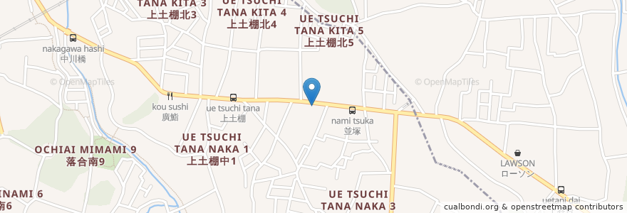 Mapa de ubicacion de 幸楽苑 en 日本, 神奈川県.