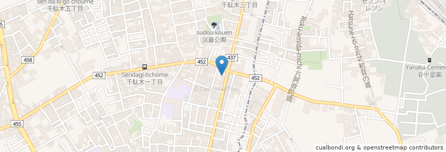 Mapa de ubicacion de サンマルクカフェ en 日本, 东京都/東京都, 文京区.