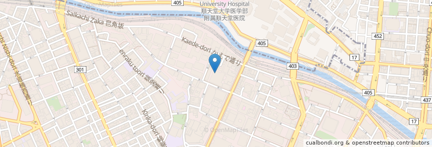 Mapa de ubicacion de サンマルクカフェ en Japonya, 東京都, 千代田区.
